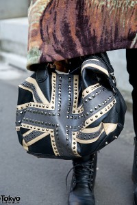Union Jack Studded Bag