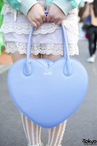 Milk Harajuku Heart Handbag – Tokyo Fashion