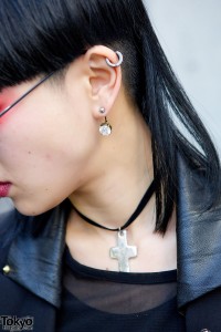 Cross Choker Necklace