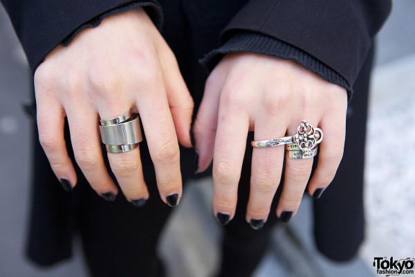 Key Ring & Silver Rings
