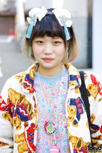 Gerlan Jeans Floral Sweatshirt w/ Kinji Jacket, The Circus Harajuku ...