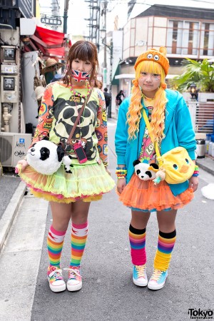 Colorful Styles w/ Tulle Skirts, Rainbow Socks & Panda Purses in ...