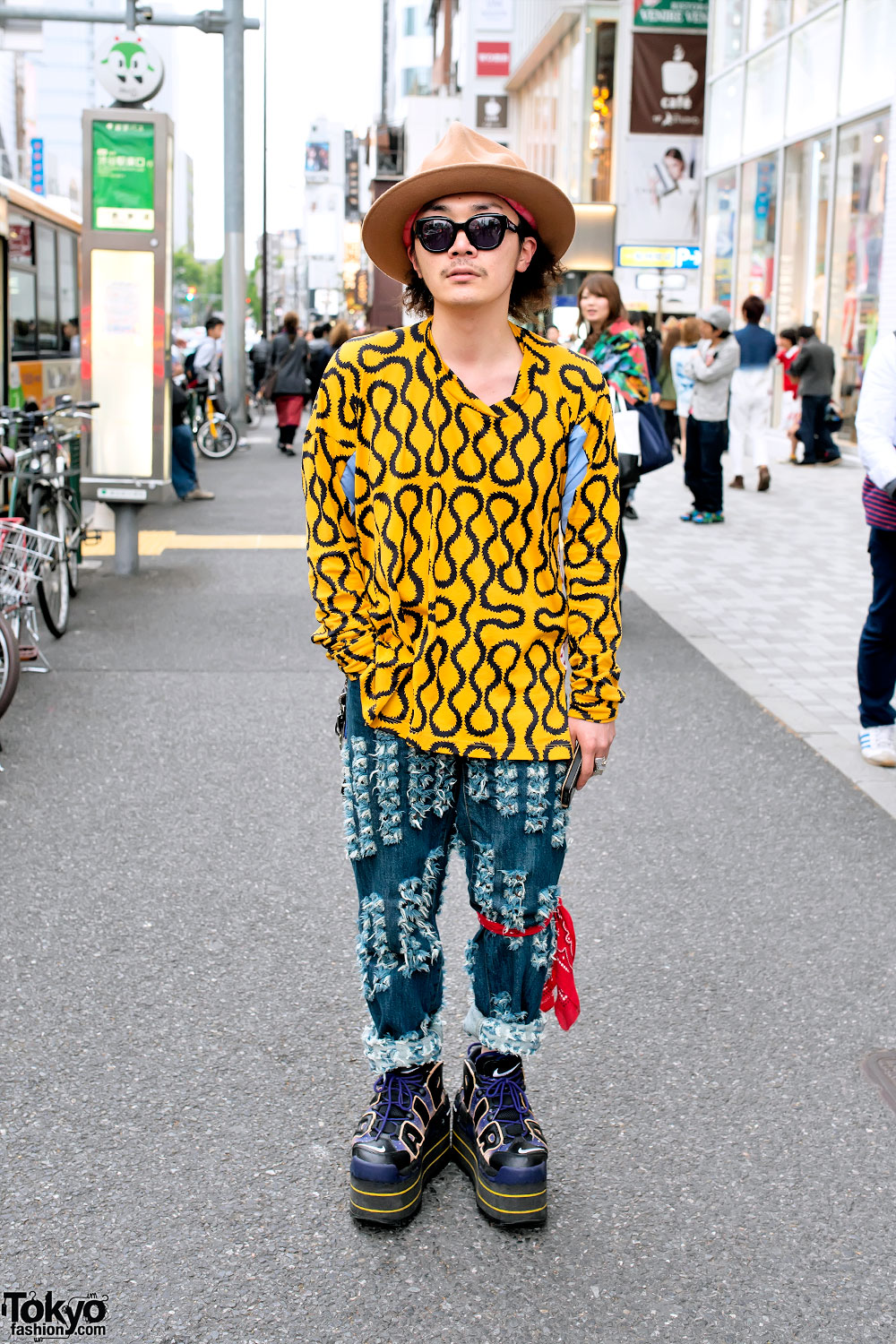 World's End Hat & Shirt, Vivienne Westwood & Nike Platforms in 