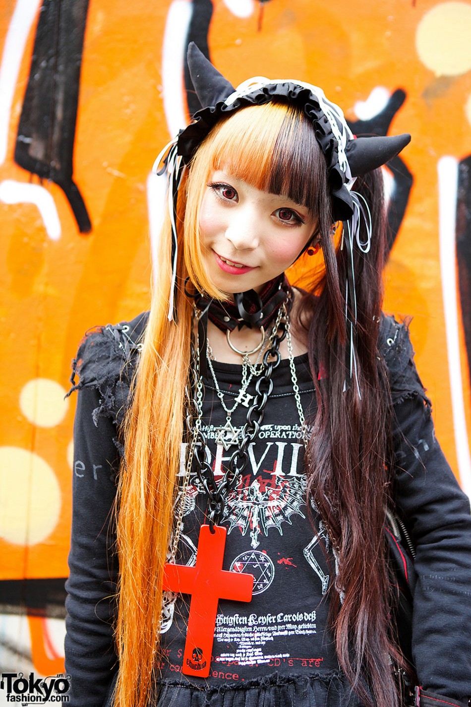 Harajuku Girls In Twin Tails W Sex Pot Revenge Hellcatpunks And Hnaoto Tokyo Fashion 0672