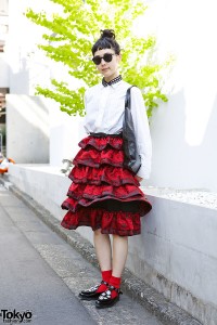 Tricot Comme des Garcons Ruffle Skirt
