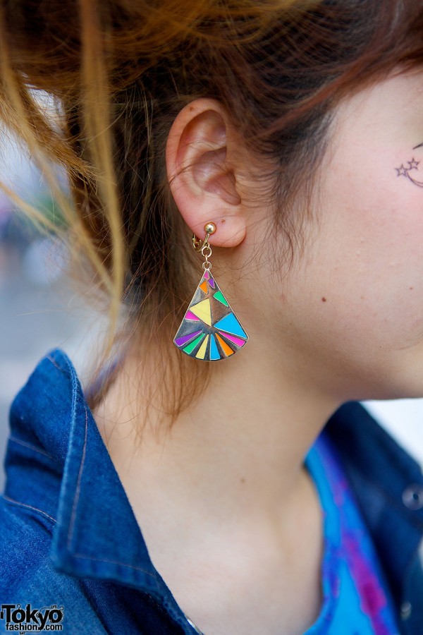 Colorful Geometric Earrings