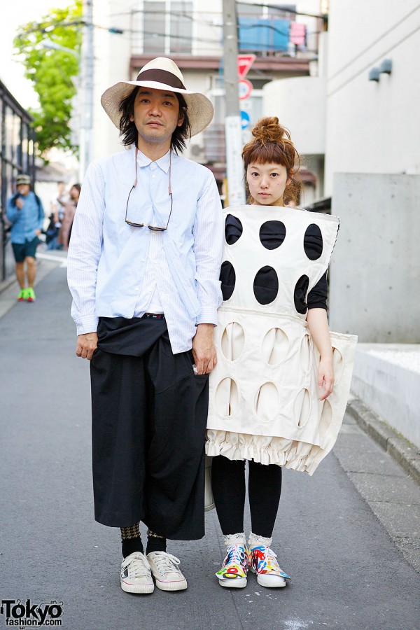 Stylish Harajuku Duo in Comme des Garcons w/ Ganryu & Sunsea Items