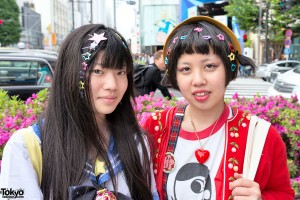 Colorful Hair Clips in Harajuku