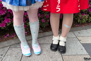 Socks & Flats in Harajuku
