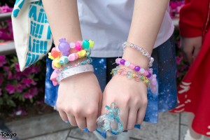 Colorful Bracelets & Ring in Harajuku