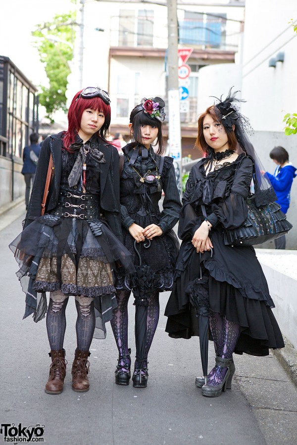 Gothic & Lolita Harajuku Fashion Trio