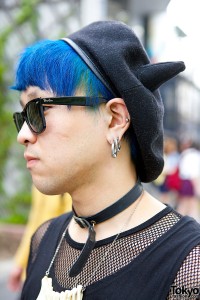 KTZ Horns Beret & Ray Ban Sunglasses