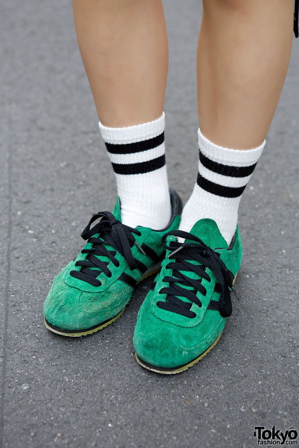 Green Adidas Sneakers