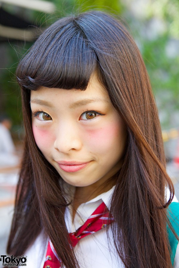 Harajuku Girl with Bangs