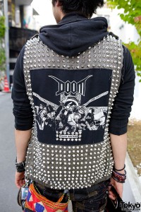 Punk Doom Patch Studded Vest