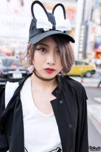 101 Showroom Coat & Tattoo Necklaces in Harajuku