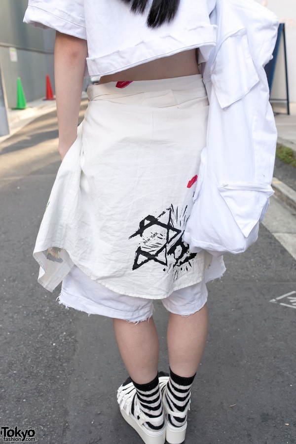 I Tokyo Me Shorts & Tied T-Shirt