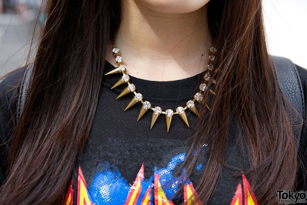 Sevens Spiked Necklace