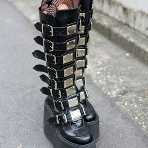 Demonia Buckle Boots – Tokyo Fashion