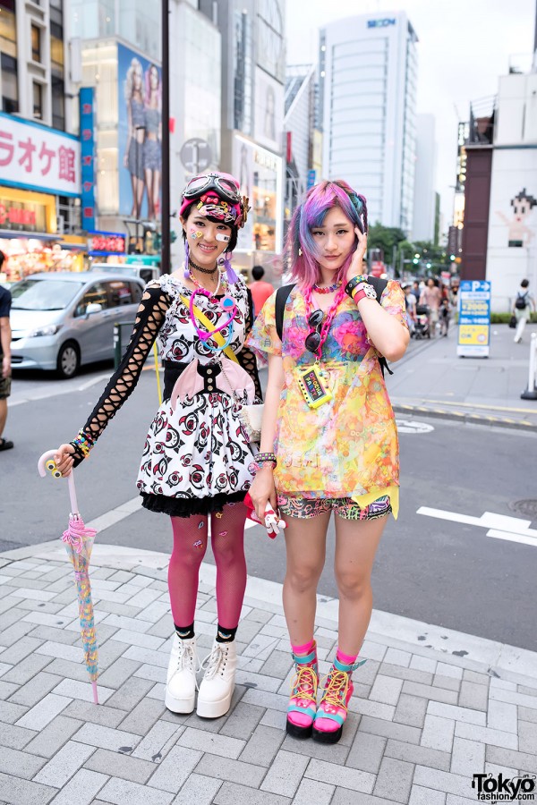 Colorful Harajuku Decora Girls w/ Omocha Party, 6%DOKIDOKI & My Little Pony