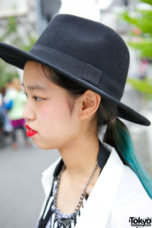 Black Hat & Red Lipstick