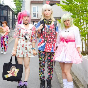 Harajuku Girls with Pastel hair