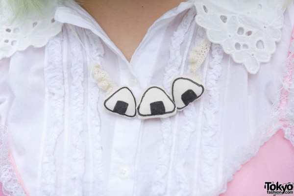 Handmade Onigiri Necklace
