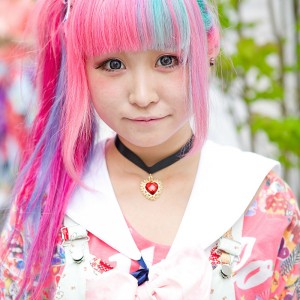 Pink & Blue Hair – Tokyo Fashion