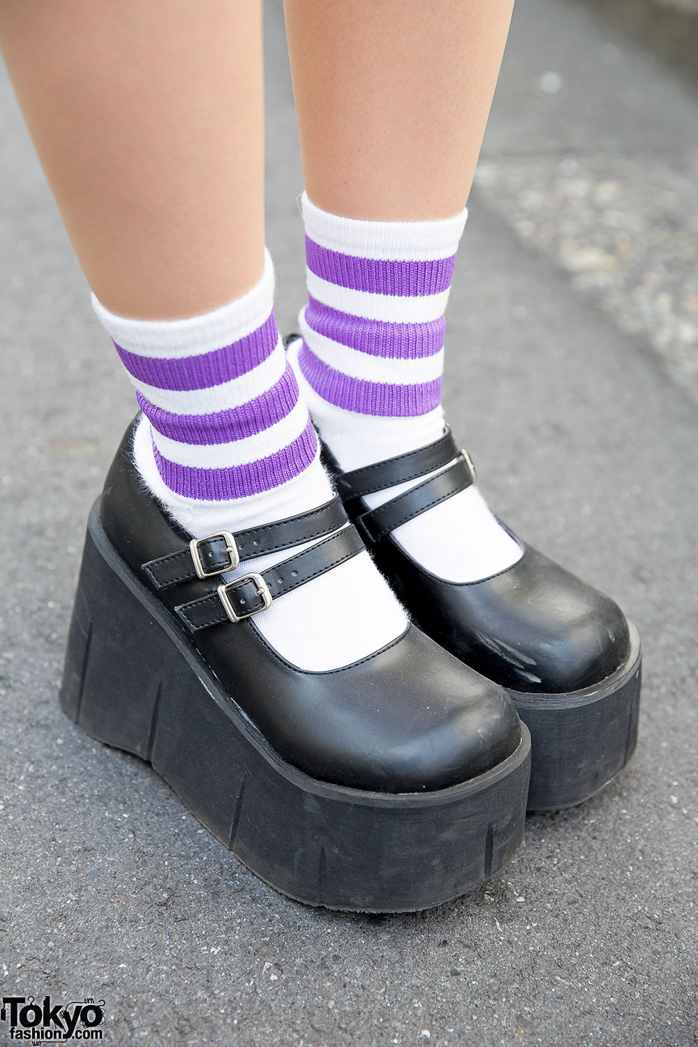 Platforms & Striped Socks – Tokyo Fashion