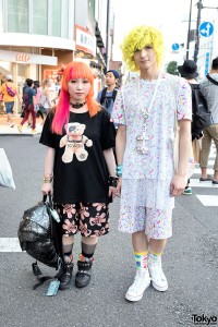 Devilish Designers in Harajuku w/ Colorful Hair, Spikes & Studs