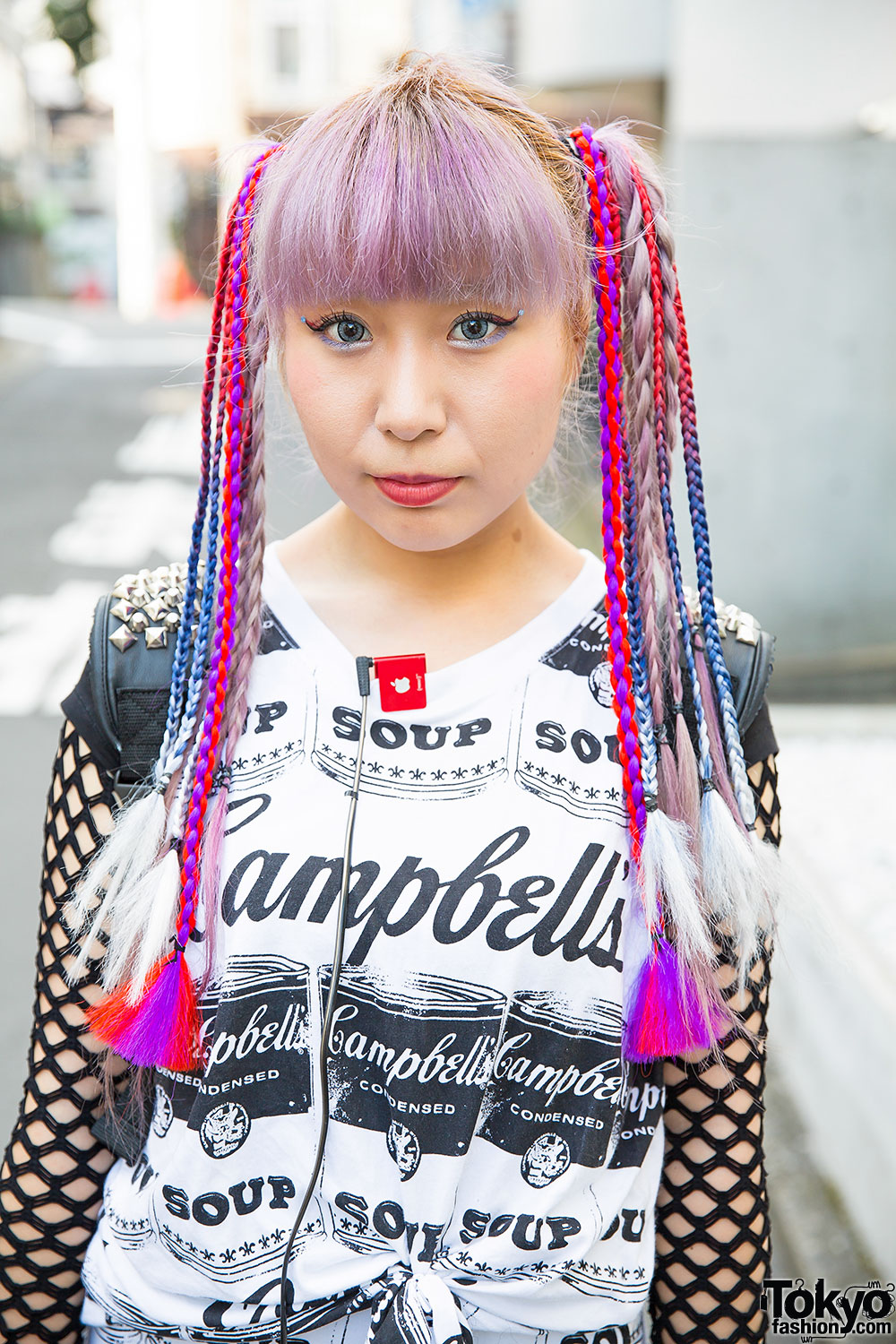 Harajuku Girls w/ Lilac Hair, Cat Print, Campbell’s Soup & New York Joe ...
