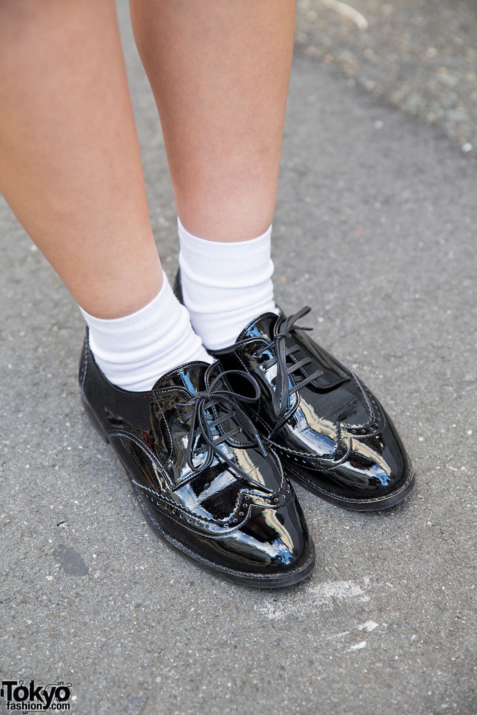 Harajuku Girls in Pleated Skirts w/ Purple Plague Top, Disney Backpack ...