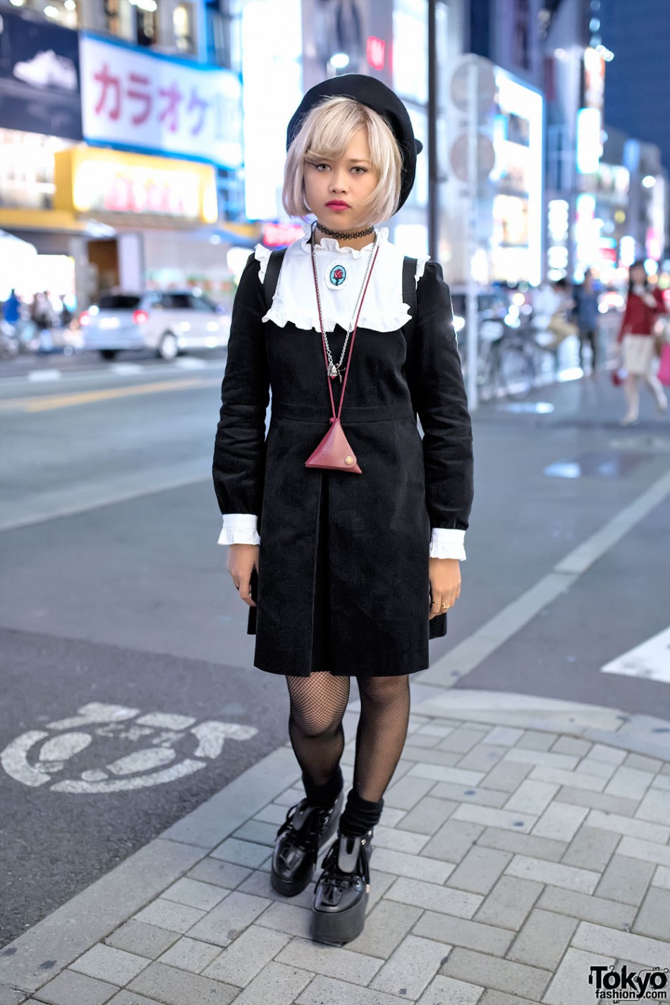 Pameo Pose Dress, Kanken Backpack & Tokyo Bopper Shoes in Harajuku ...