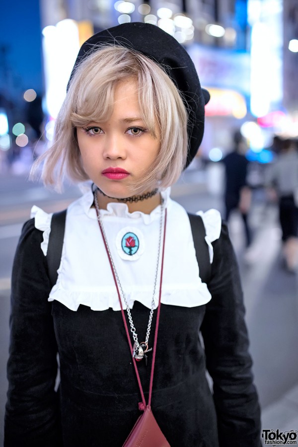 Pameo Pose Dress & Dr. Martens Pouch – Tokyo Fashion