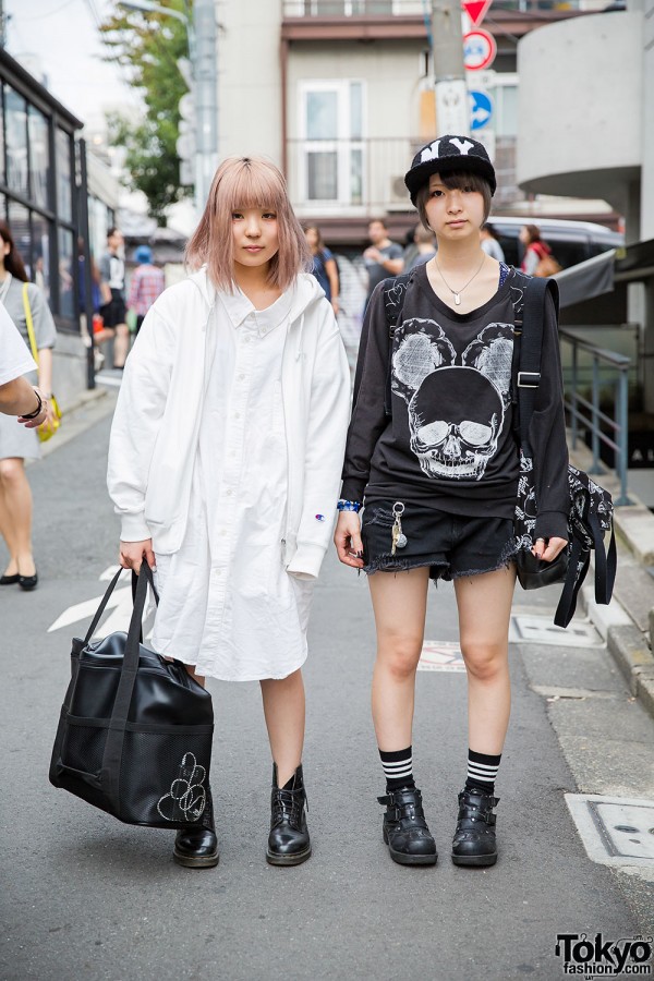 Harajuku Girls in Glad News, Mint Neko, Ne-Net & Dr. Martens