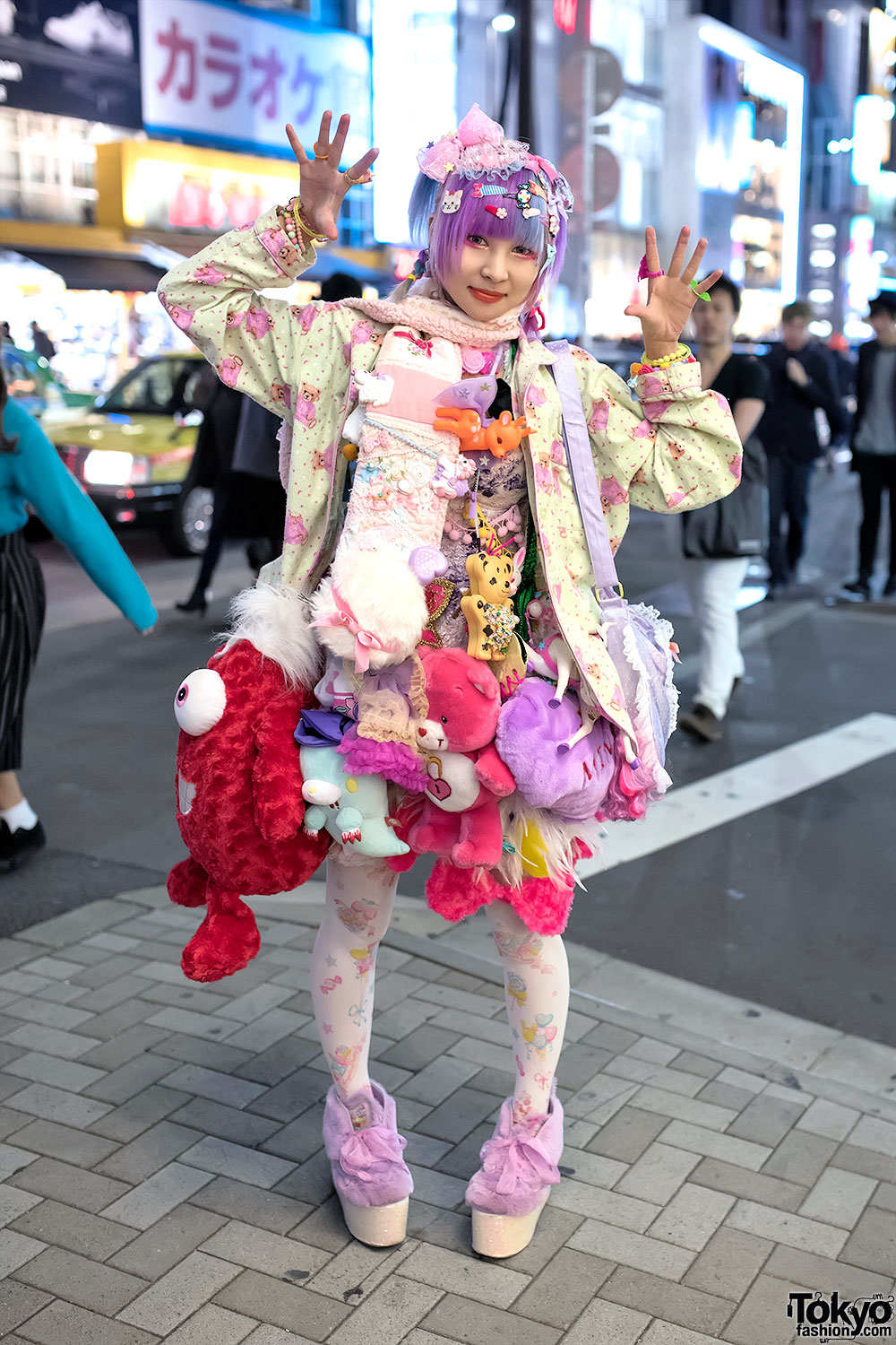 Harajuku Designer w/ Plush Toys Skirt, 6%DOKIDOKI, Swankiss & Kawaii  Accessories – Tokyo Fashion