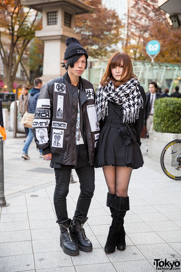 KTZ x Been Trill Jacket, Shinya Yamaguchi & Alice Black in Harajuku