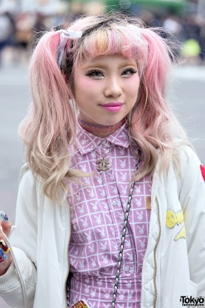 Pink Twin Tails, Barbie Nails, Joyrich, Bubbles & Chanel in Shibuya ...