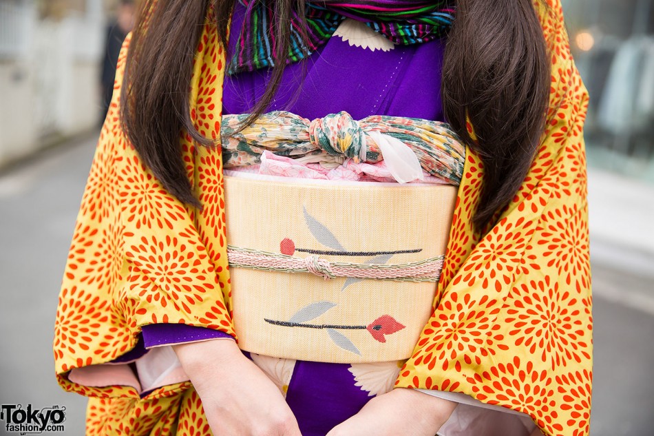 Kimono w/ Vivienne Westwood Heart Bag & Dr. Martens in Harajuku – Tokyo ...