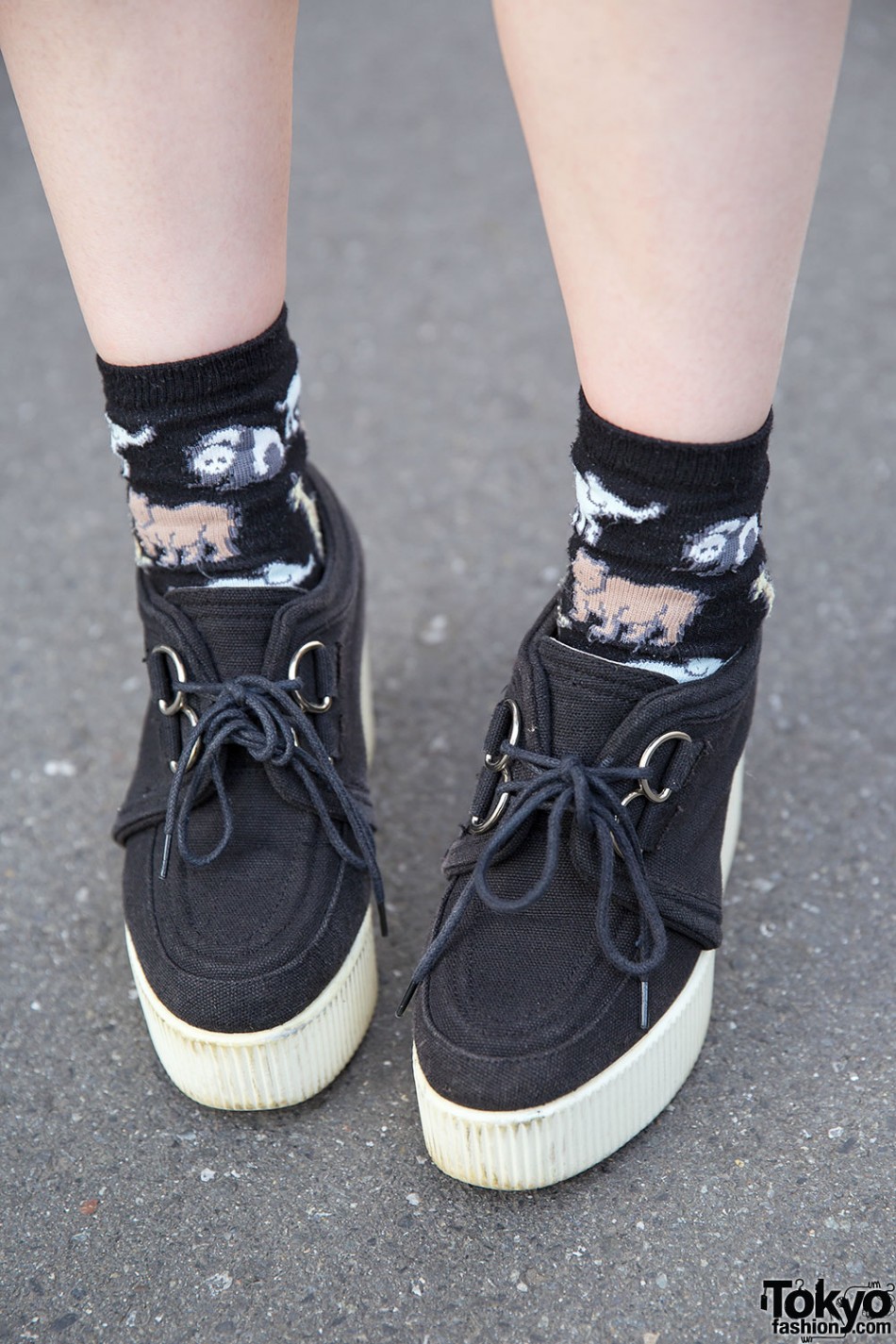 One Spo Coat, Adidas Hoodie, LDS Backpack & Dazzlin Wedges in Harajuku ...