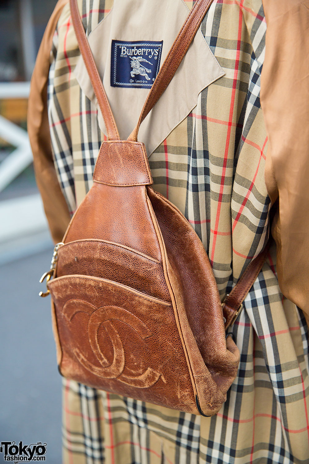 Chanel Vintage Leather Backpack – Tokyo Fashion