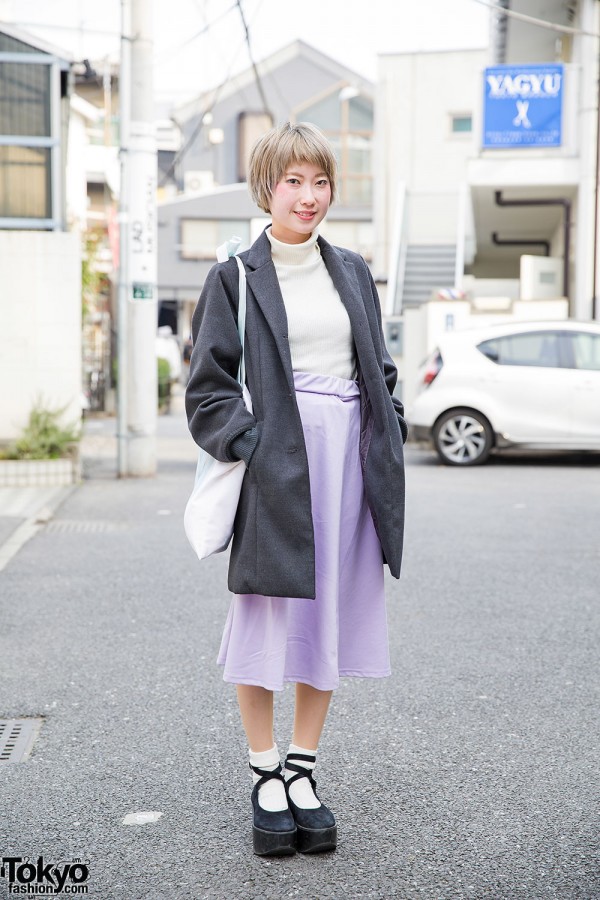 Harajuku Girl w/ Kastane Coat, Syrup Ballet Tote Bag & Tokyo Bopper Shoes