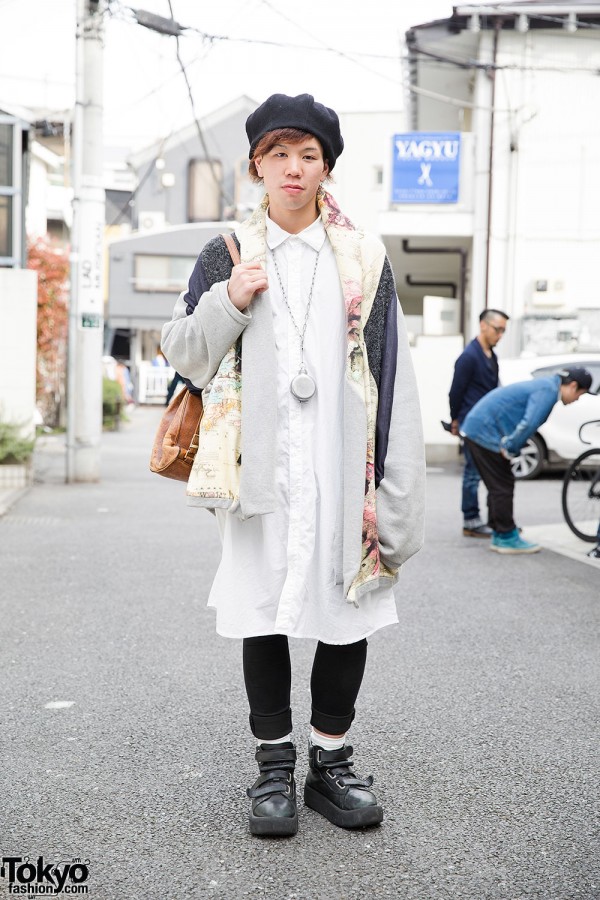 Harajuku Guy in Balmung Coat, Monomania Shirt & Belly Button Shoes