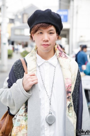 Harajuku Guy in Balmung Coat, Monomania Shirt & Belly Button Shoes ...
