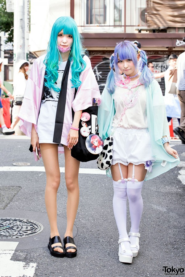 Harajuku Girls w/ Ghost in The Shell, Love Live!, Itazura & Zzz… Fashion