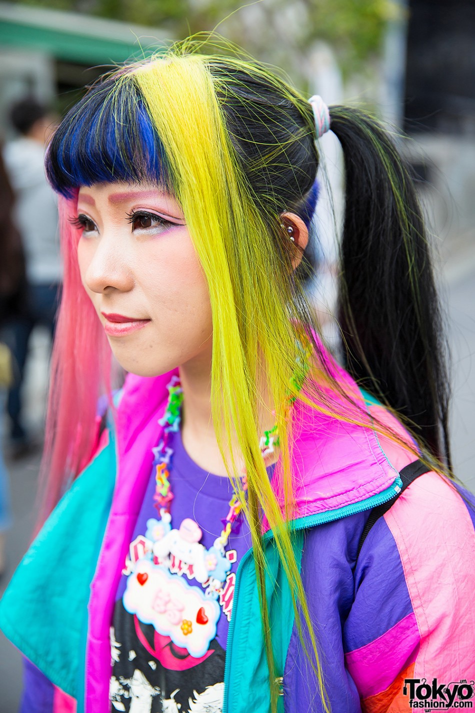 Rainbow Hair in Harajuku – Tokyo Fashion