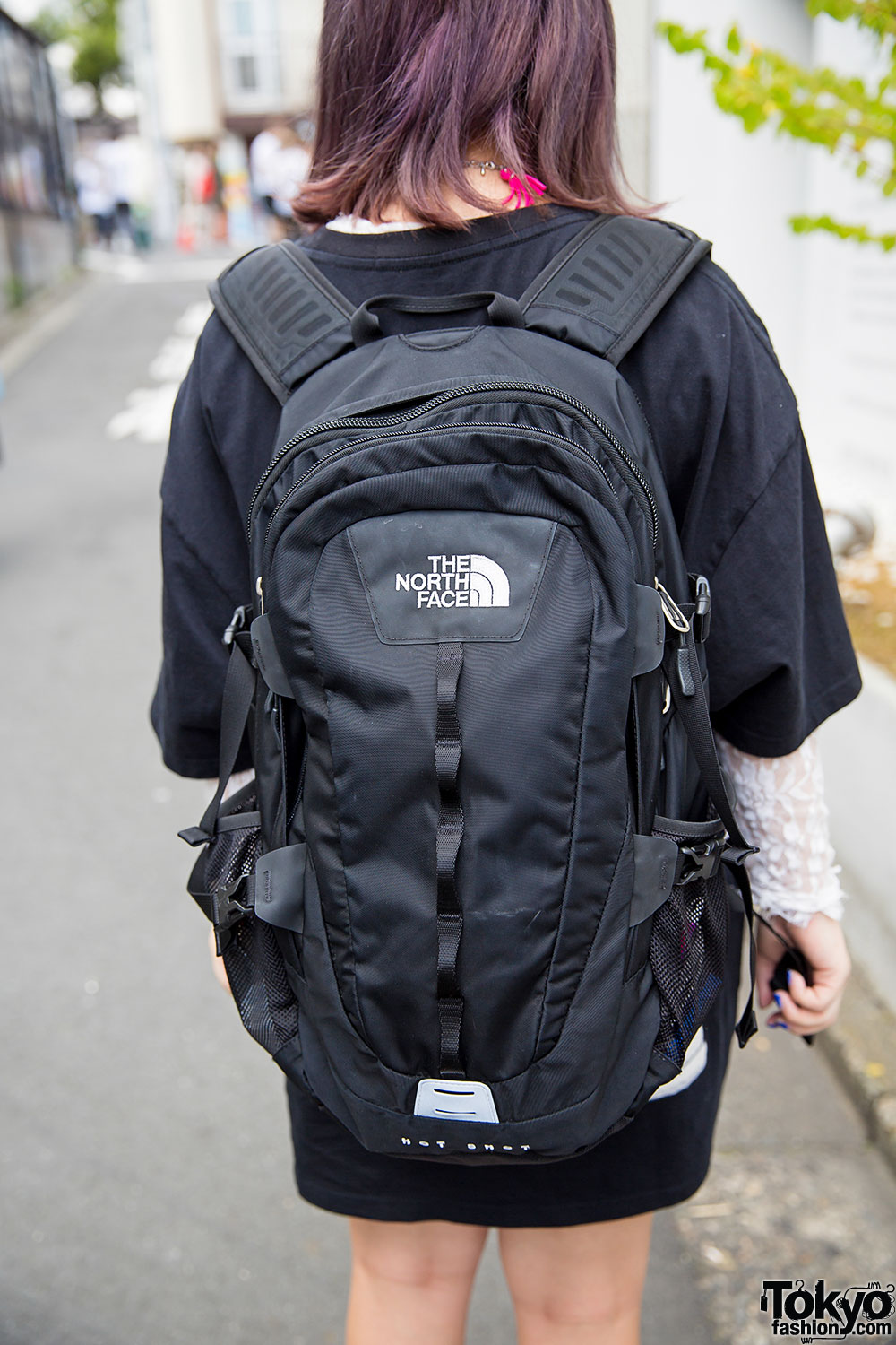 north face backpack girl