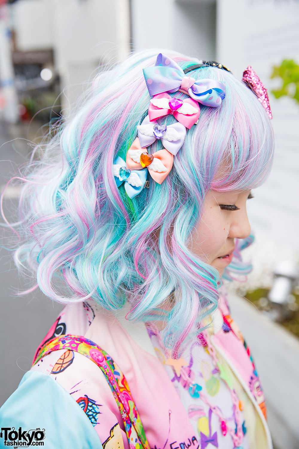 Harajuku Girl’s Pastel Hair & Colorful Fashion w/ 6%DOKIDOKI, Milklim ...