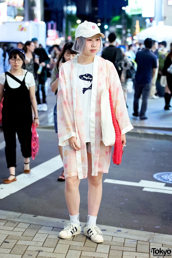 Harajuku Girl w/ Pastel Hair, Vintage Fashion, Room Boy Pony Bag, Punk Cake & Pin Nap