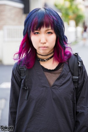 Harajuku Girl w/ Blue-Purple Hair in Ikumi, E hyphen world gallery ...